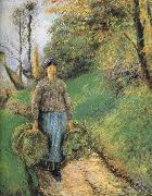 Camille Pissarro Mention hay farmer Sweden oil painting reproduction